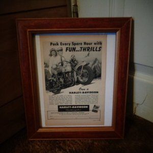 1948 Harley Davidson Ad